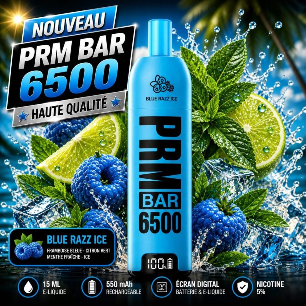 blue razz ice – Boutique Cigarettes Electroniques, nicotine pouches et E-Liquides Casablanca Maroc