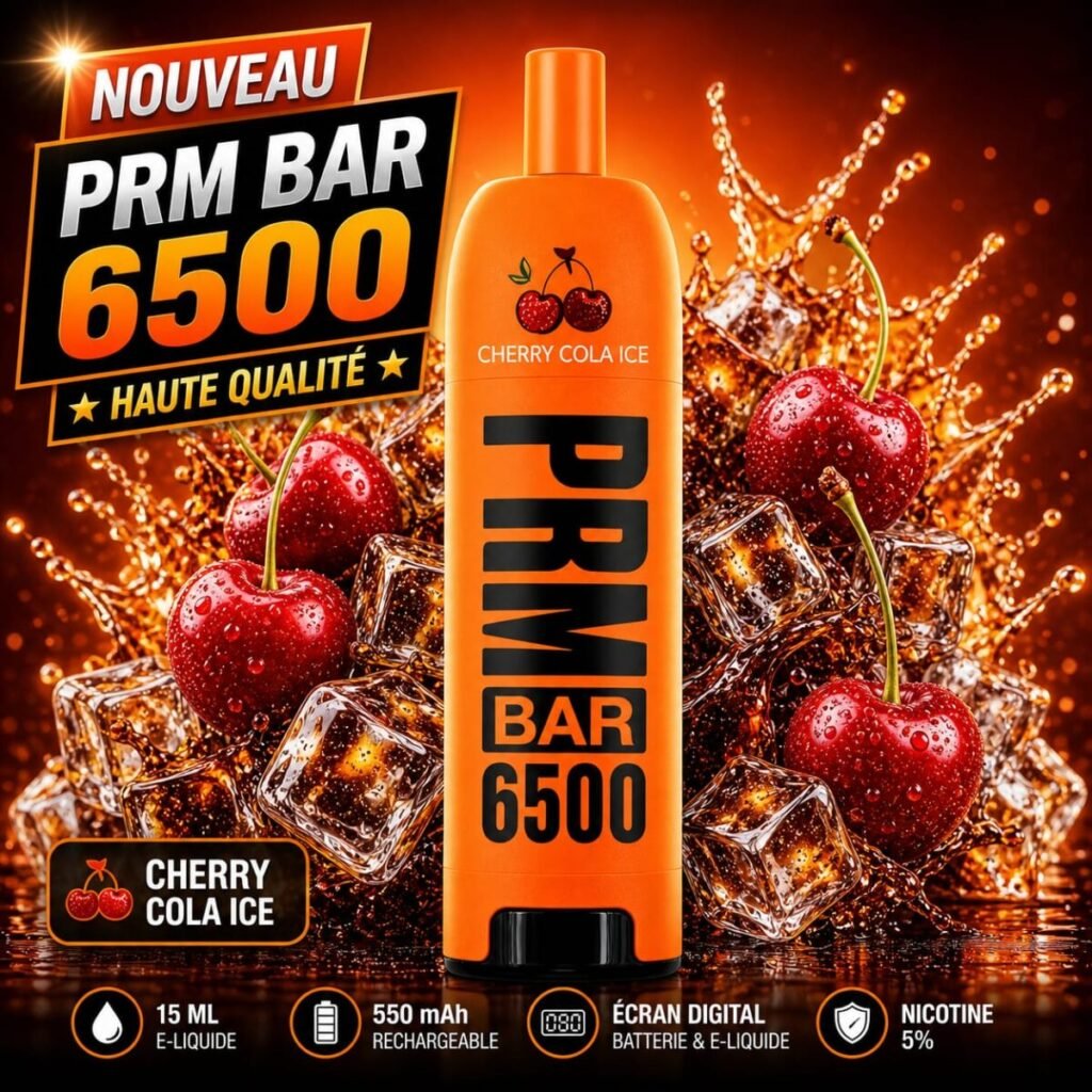 cherry cola ice – Boutique Cigarettes Electroniques, nicotine pouches et E-Liquides Casablanca Maroc
