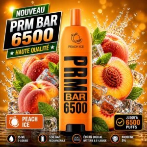 peach ice – Boutique Cigarettes Electroniques, nicotine pouches et E-Liquides Casablanca Maroc