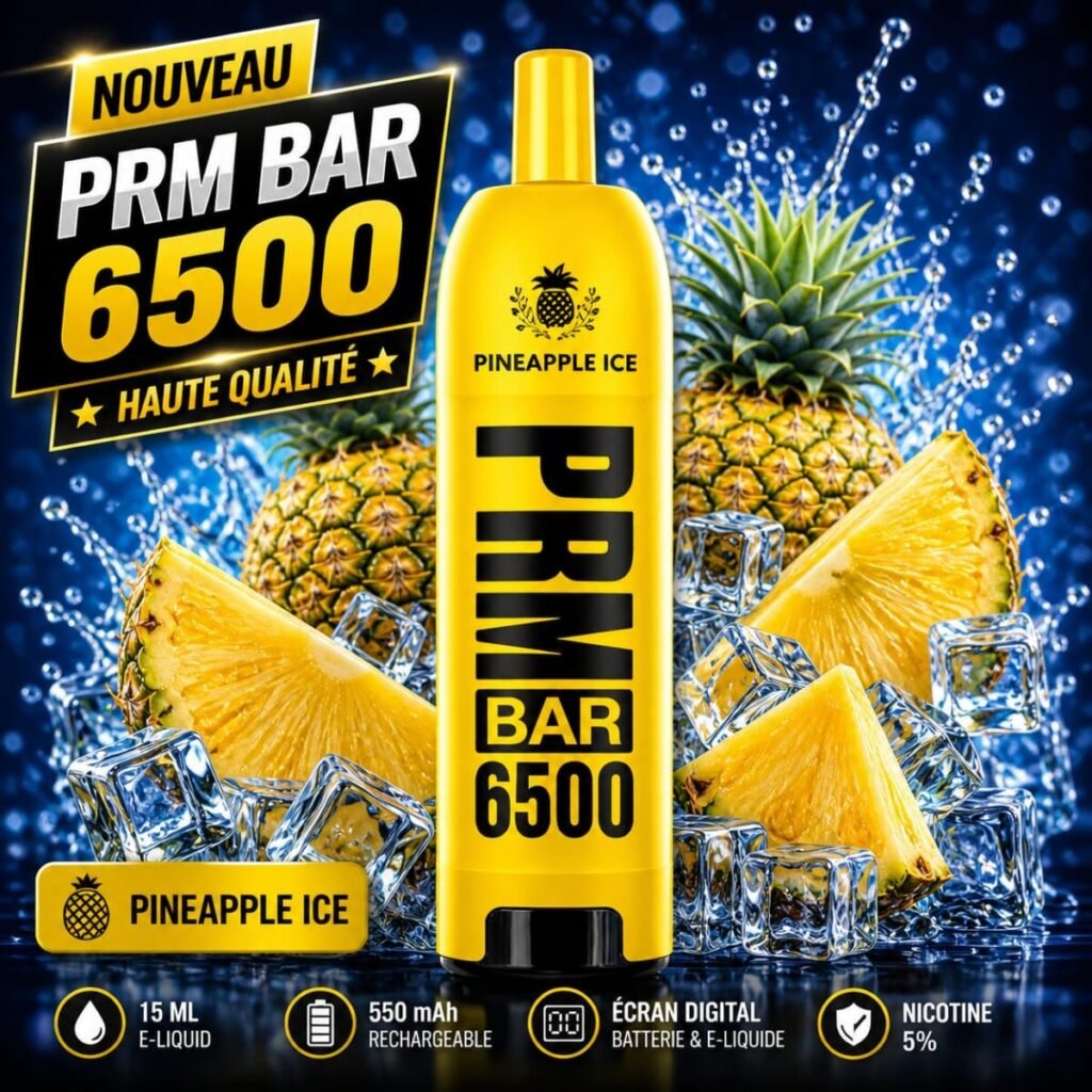 pineapple ice – Boutique Cigarettes Electroniques, nicotine pouches et E-Liquides Casablanca Maroc