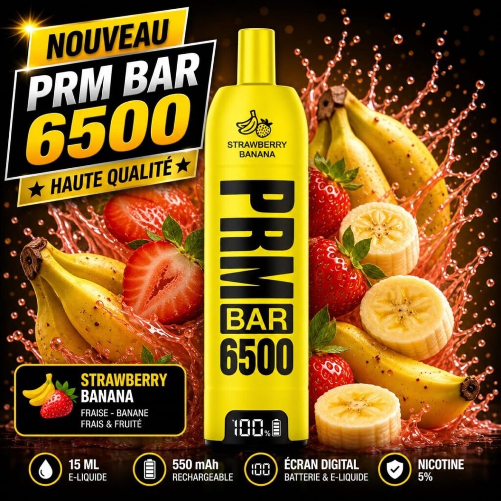 strawberry banana – Boutique Cigarettes Electroniques, nicotine pouches et E-Liquides Casablanca Maroc