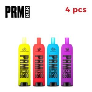 PRM Bar 6500 Puffs (5% Nic) (4pcs) – Boutique Cigarettes Electroniques, nicotine pouches et E-Liquides Casablanca Maroc