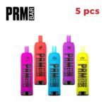 PRM Bar 6500 Puffs (5% Nic) (5pcs) – Boutique Cigarettes Electroniques, nicotine pouches et E-Liquides Casablanca Maroc